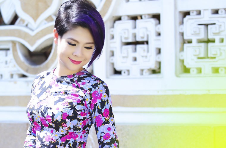 Thanh Thao la mat khi de toc tim mac ao dai-Hinh-6